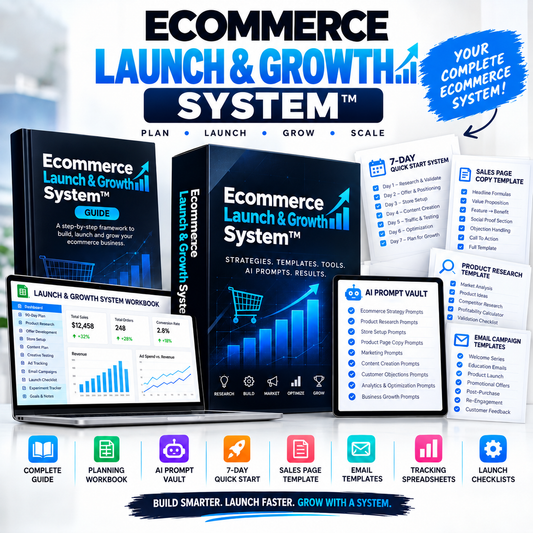 Ecommerce Launch & Growth System™